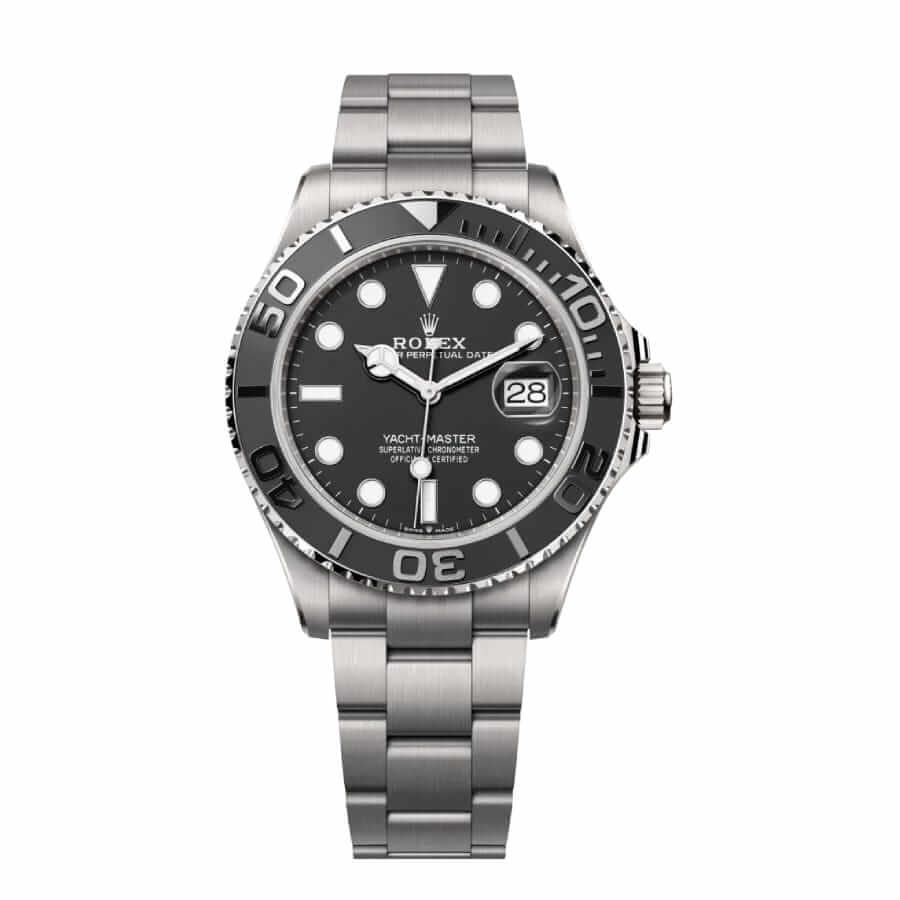 116695SATSblackdialblacksteel (1) Rolex Yacht-Master 226659 "White Gold Black Dial" Exclusive Clone 1:1 - Image 1