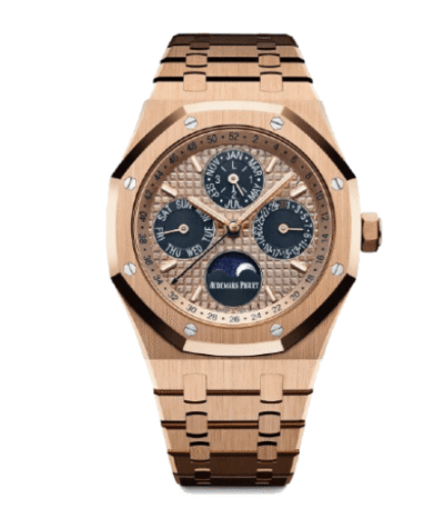 ap-royal-oak-perpetual-calender-rose-gold-replica-watch