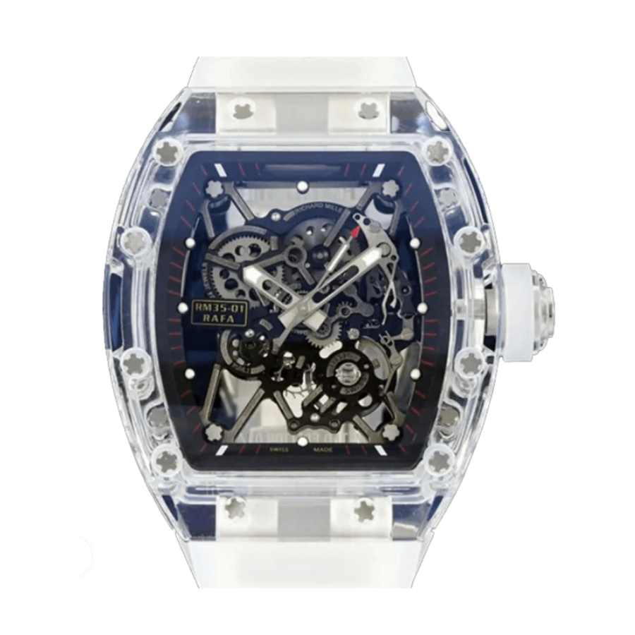 Richard Mille 35-01 White Replica (2) Richard Mille RM 35-02 "White Quartz TPT" High Fidelity Replica - Image 1