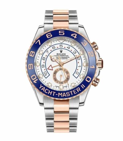 rolex-yacth-master-rose-gold-steel-white-dial-replica