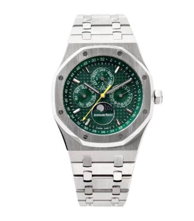 audemars-piguet-royal-oak-offshore-chronograph-green-dial-26574st-oo-26606st-03-multifunctional-series-replica