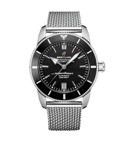 breitling-superoceon-black-bezel-dial-steel-replica-watch