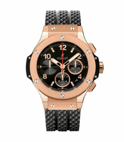 hublot-big-bang-rose-gold-black-rubber-replica-watch