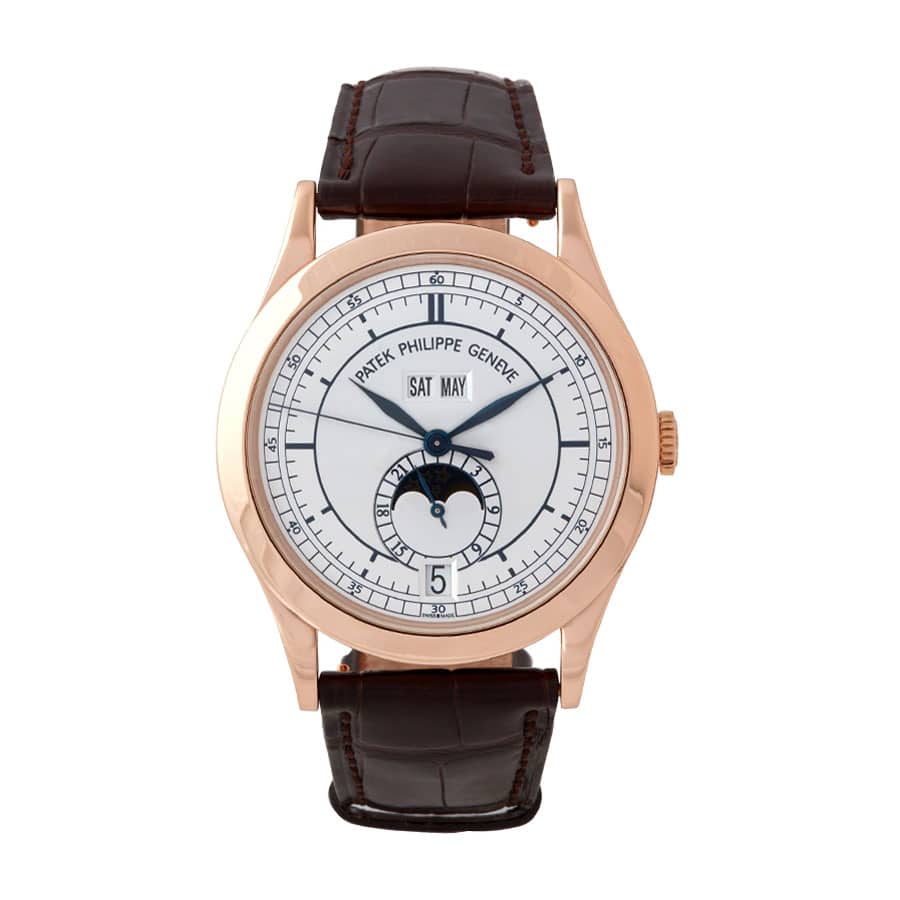 patek-philippe-complications-automatic-annual-calendar-grey-dial-5396r-001-replica Patek Philippe Annual Calendar Moon Phase 5396R-001 "Rose Gold" True Replica 1:1 - Image 1