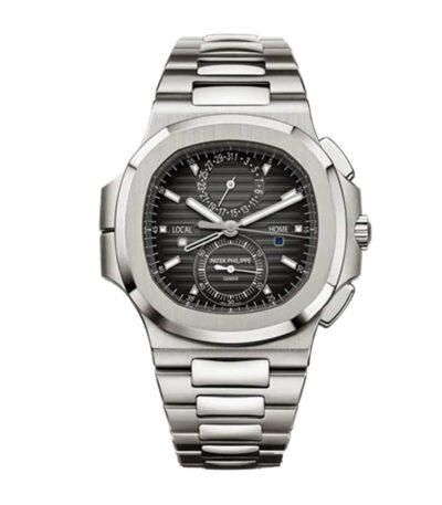 patek-philippe-nautilus-travel-time-chronograph-stainless-steel-replica