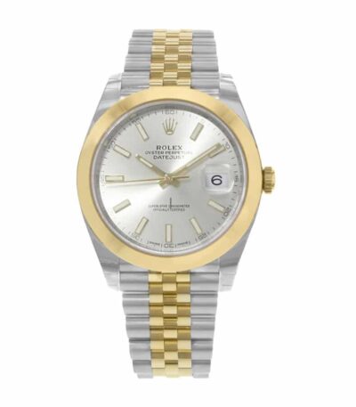 rolex-datejust-126303-41mm-yellow-gold-steel-slate-dial-replica