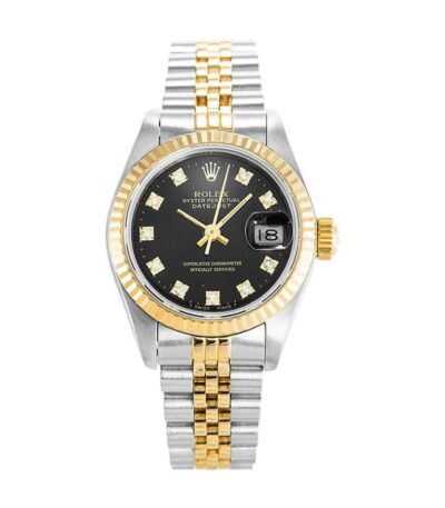 rolex-datejust-lady-diamond-bezel-black-replica