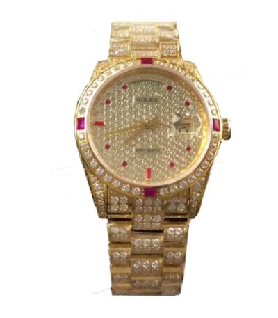 rolex-datejust-yellow-gold-diamond-dial-iced-out-116625-replica