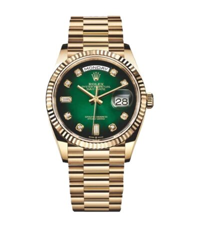 rolex-day-date-36-yellow-gold-green-dial-118238