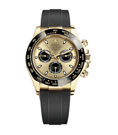 rolex-cosmograph-daytona-yellow-gold-dial-black-rubber-replica-watch