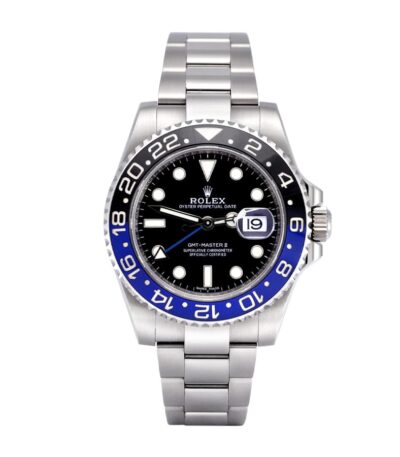 rolex-gmt-master-ii-black-dial-stainless-steel-mens-watch-116710blnr-replica