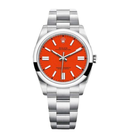 rolex-oyster-perpetual-red-dial-126000-replica