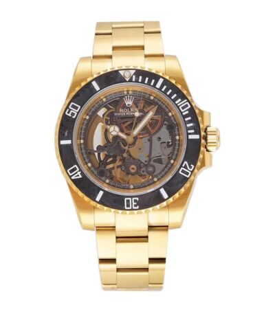 rolex-oyster-perpetual-skeleton-dial-steel-gold-114200-replica